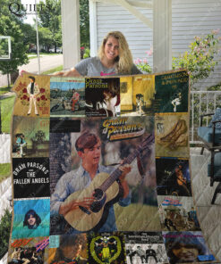 Buy Gram Parsons Quilt Blanket & Quilt Bedding Set For Fans Ver 17