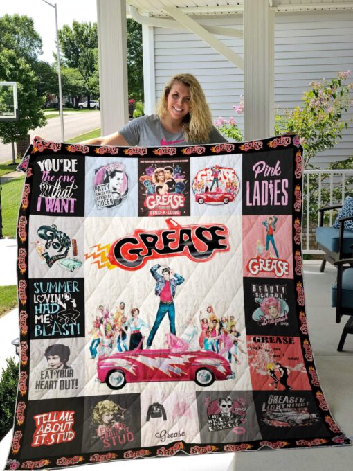 Buy Grease Tshirt Quilt Blanket & Quilt Bedding Set