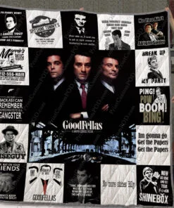 Buy Goodfellas T-Shirt Quilt Blanket & Quilt Bedding Set