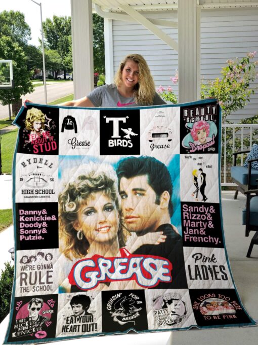 Buy Grease T-Shirt Quilt Blanket & Quilt Bedding Set Ver17