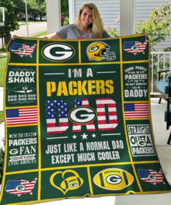 Buy Green Bay Packers Quilt Blanket & Quilt Bedding Set 06