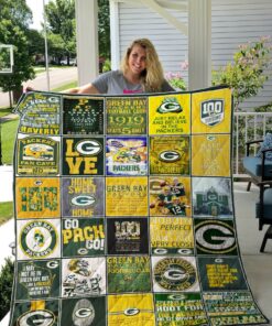 Buy Green Bay Packers Fan Made Quilt Blanket & Quilt Bedding Set