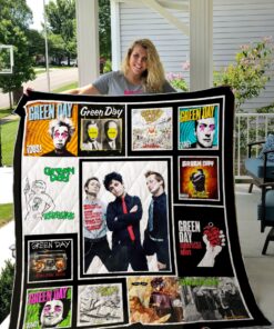 Buy Green Day Quilt Blanket & Quilt Bedding Set - Meteew