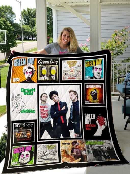 Buy Green Day Quilt Blanket & Quilt Bedding Set - Meteew