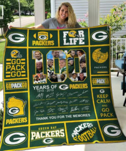 Buy Green Bay Packers Quilt Blanket & Quilt Bedding Set 08