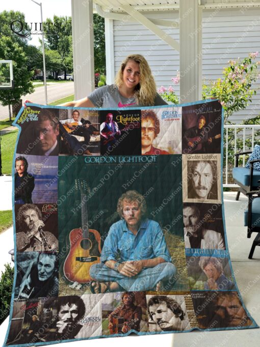 Buy Gordon Lightfoot Albums Quilt Blanket & Quilt Bedding Set For Fans Ver 17