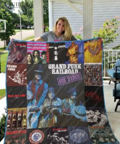 Buy Grand Funk Railroad Quilt Blanket & Quilt Bedding Set For Fans Ver 17