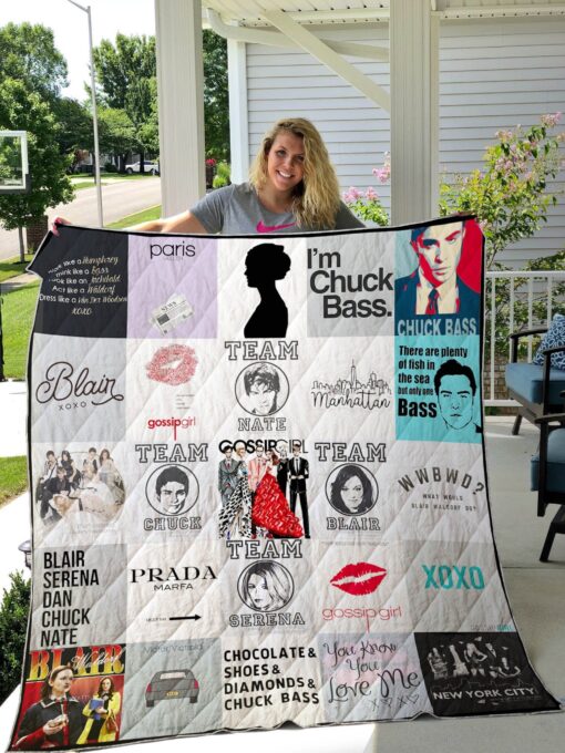 Buy Gossip Girl T-Shirt Quilt Blanket & Quilt Bedding Set For Fans