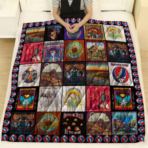 Buy Grateful Dead Quilt Blanket & Quilt Bedding Set Ver 3