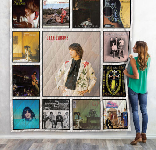 Buy Gram Parsons Albums Quilt Blanket & Quilt Bedding Set 01