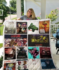 Buy Gorillaz Albums Quilt Blanket & Quilt Bedding Set For Fans Ver 14