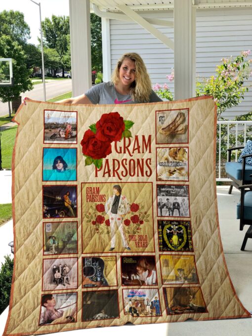 Buy Gram Parsons Albums Quilt Blanket & Quilt Bedding Set