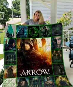 Buy Green Arrow Quilt Blanket & Quilt Bedding Set 01