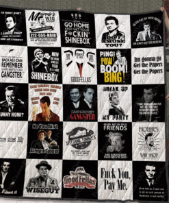 Buy Goodfellas T-Shirt Quilt Blanket & Quilt Bedding Set For Fans