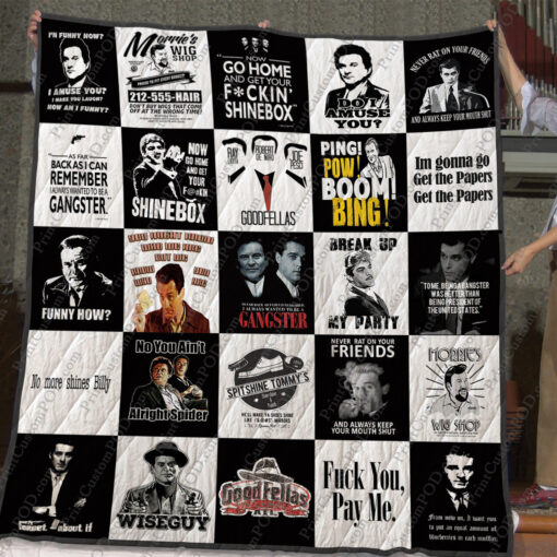 Buy Goodfellas T-Shirt Quilt Blanket & Quilt Bedding Set For Fans