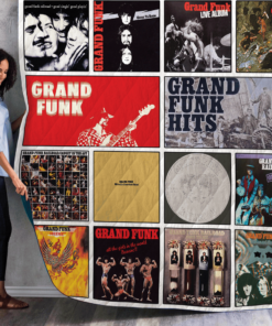 Buy Grand Funk Railroad Albums Quilt Blanket & Quilt Bedding Set 01