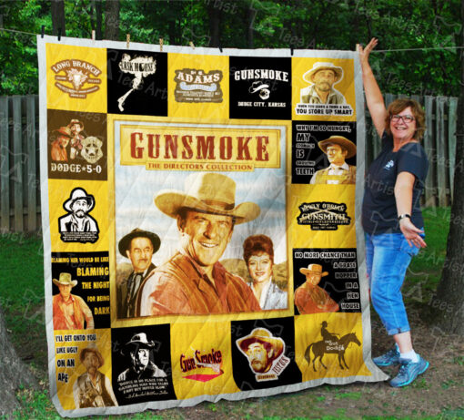 Buy Gunsmoke Quilt Blanket & Quilt Bedding Set