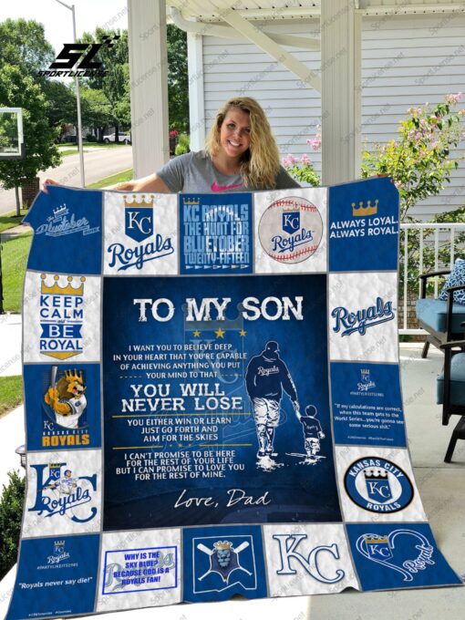 Buy H -Kansas City Royals D Quilt Blanket & Quilt Bedding Set