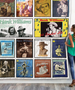 Buy Hank Williams Quilt Blanket & Quilt Bedding Set For Fans 02