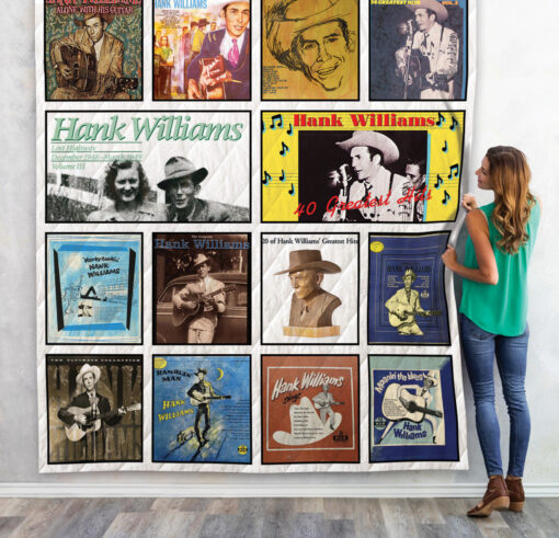 Buy Hank Williams Quilt Blanket & Quilt Bedding Set For Fans 02