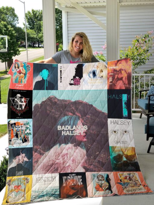 Buy Halsey Albums Quilt Blanket & Quilt Bedding Set For Fans Ver 17