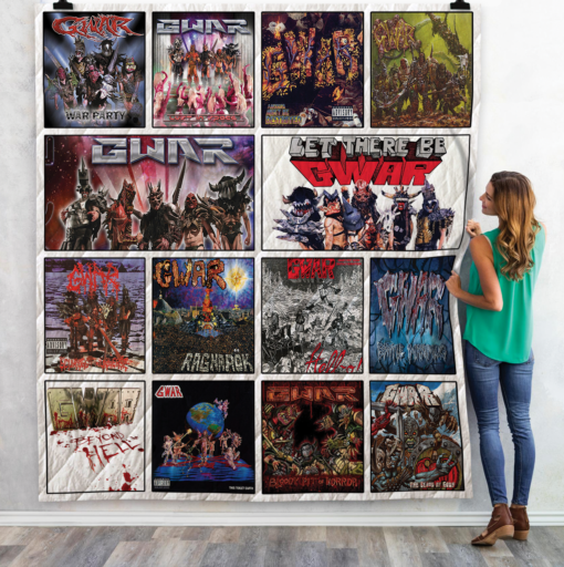 Buy Gwar Albums Quilt Blanket & Quilt Bedding Set - Meteew