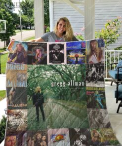 Buy Gregg Allman Albums Quilt Blanket & Quilt Bedding Set For Fans Ver 17