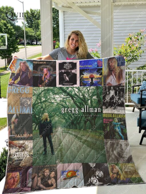 Buy Gregg Allman Albums Quilt Blanket & Quilt Bedding Set For Fans Ver 17