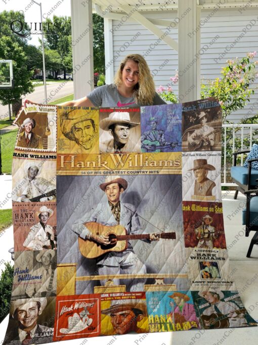 Buy Hank Williams Quilt Blanket & Quilt Bedding Set 01