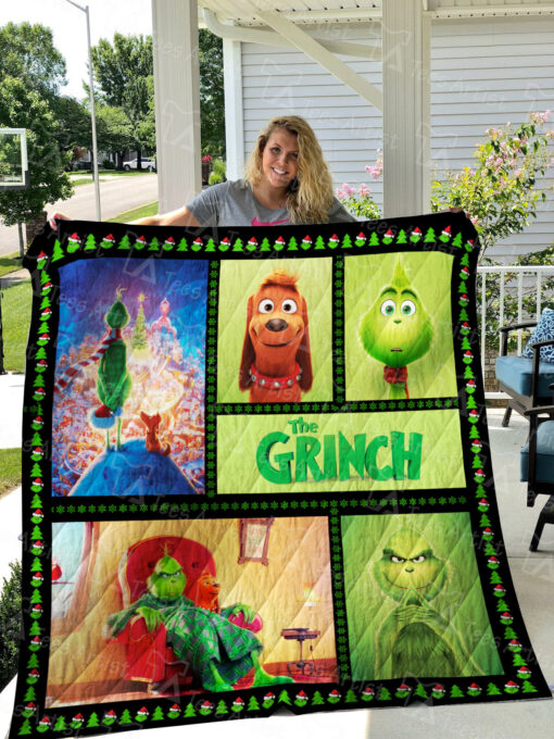 Buy Grinch Quilt Blanket & Quilt Bedding Set 01425