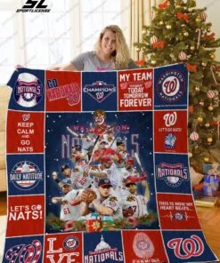 Buy H  Washington Nationals Quilt Blanket & Quilt Bedding Set Ver Christmas