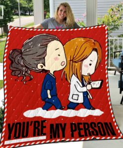 Buy Greys Anatomy You'Re My Person Quilt Blanket & Quilt Bedding Set Great Customized Blanket Gifts For Birthday Christmas Thanksgiving