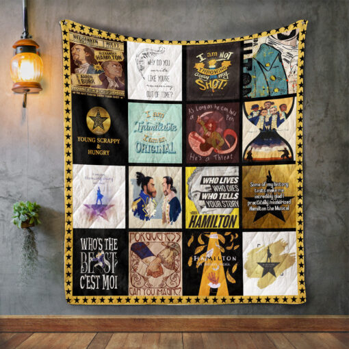 Buy Hamilton (Musical) Quilt Blanket & Quilt Bedding Set