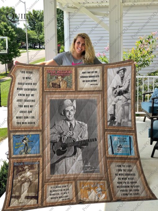 Buy Hank Williams Quilt Blanket & Quilt Bedding Set