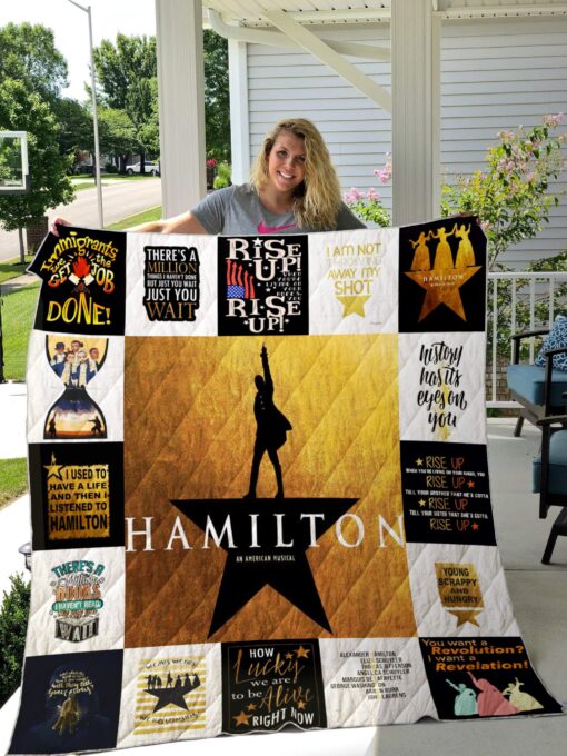 Buy Hamilton (Musical) Quilt Blanket & Quilt Bedding Set For Fans Ver 17