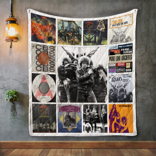 Buy Gun Album Covers Quilt Blanket & Quilt Bedding Set