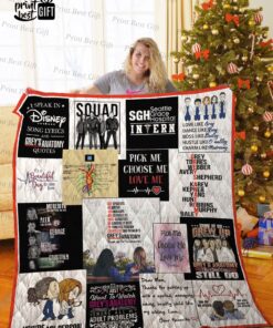 Buy Greys Anatomy Poster Quilt Blanket & Quilt Bedding Set Ver 2