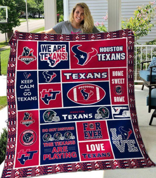 Buy Houston Texans Quilt Blanket & Quilt Bedding Set 03