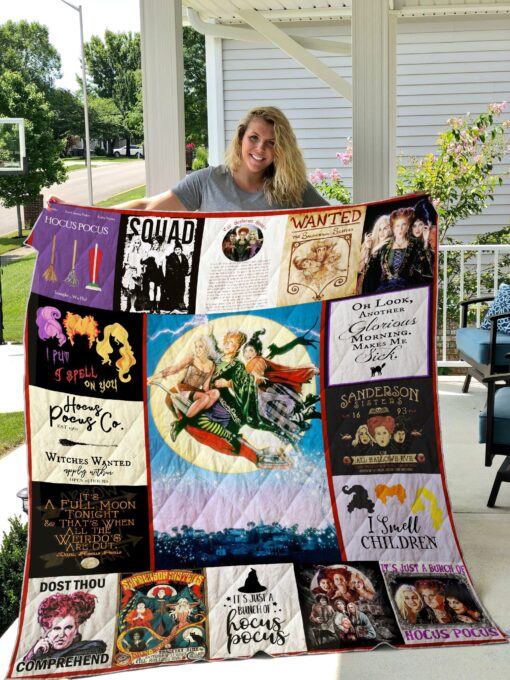 Buy Hocus Pocus Quilt Blanket & Quilt Bedding Set 01