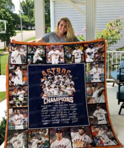 Buy Houston Astros Quilt Blanket & Quilt Bedding Set 01