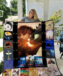 Buy How To Train Your Dragon Quilt Blanket & Quilt Bedding Set 01