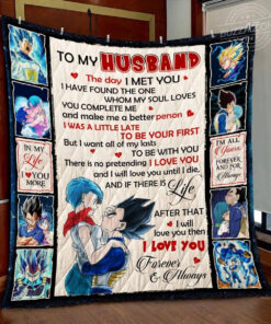 Buy Husband All Of My Lasts Vegeta All Season Plus Size Quilt Blanket & Quilt Bedding Set