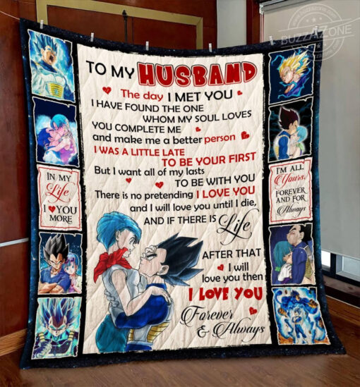 Buy Husband All Of My Lasts Vegeta All Season Plus Size Quilt Blanket & Quilt Bedding Set