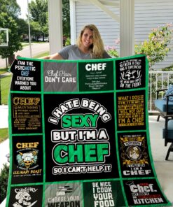 Buy I Hate Being Sexy But I'M A Chef So I Can'T Help It Quilt Blanket & Quilt Bedding Set Great Customized Blanket Gifts For Birthday Christmas Thanksgiving