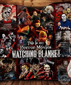 Buy Horror Movies Watching Quilt Blanket & Quilt Bedding Set All Season Plus Size Quilt Blanket & Quilt Bedding Set