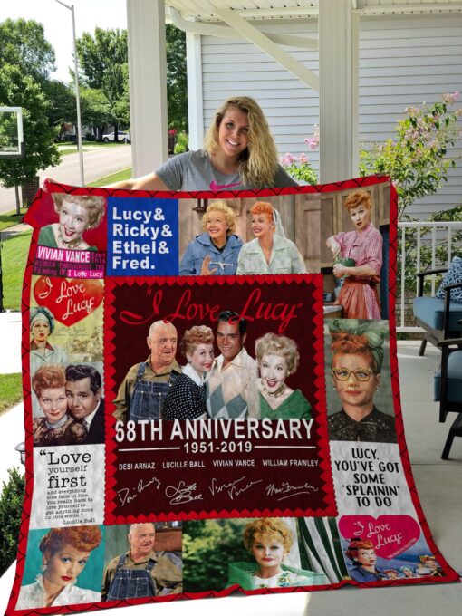 Buy I Love Lucy Quilt Blanket & Quilt Bedding Set 02