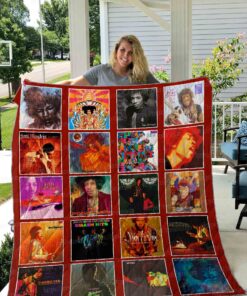 Buy Jimi Hendrix Quilt Blanket & Quilt Bedding Set 01