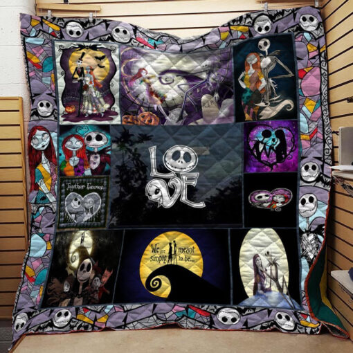 Buy Jack Skellington Quilt Blanket & Quilt Bedding Set - Meteew