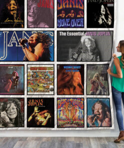 Buy Janis Joplin Album Quilt Blanket & Quilt Bedding Set 02