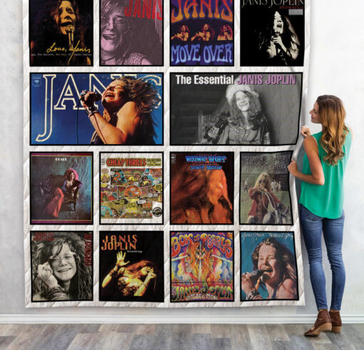 Buy Janis Joplin Album Quilt Blanket & Quilt Bedding Set 02